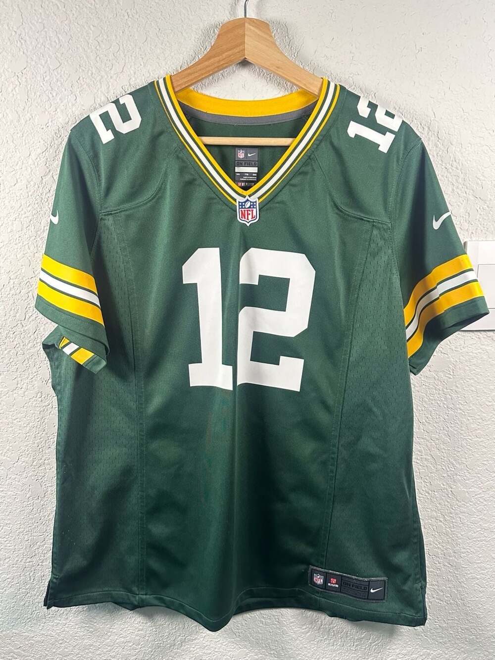 Nike Aaron Rodgers Packers Size XXL Jersey Green NFL